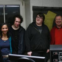 Abschlusssendung BasisWS Februar 2011 - Michael, Kim, Christoph, Florian, Cliff und Eva im Studio