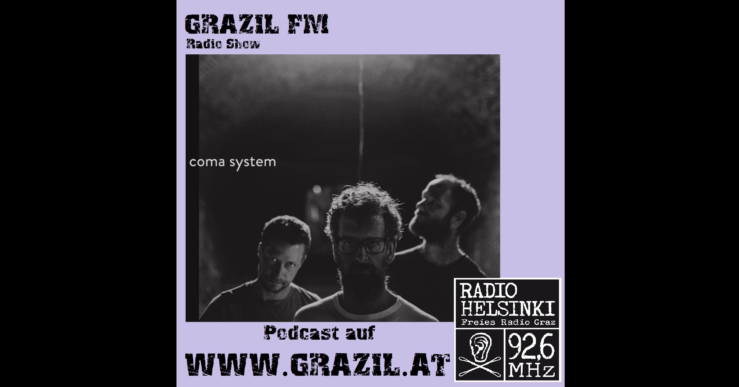Bild zur Sendereihe grazil FM mit COMA SYSTEM