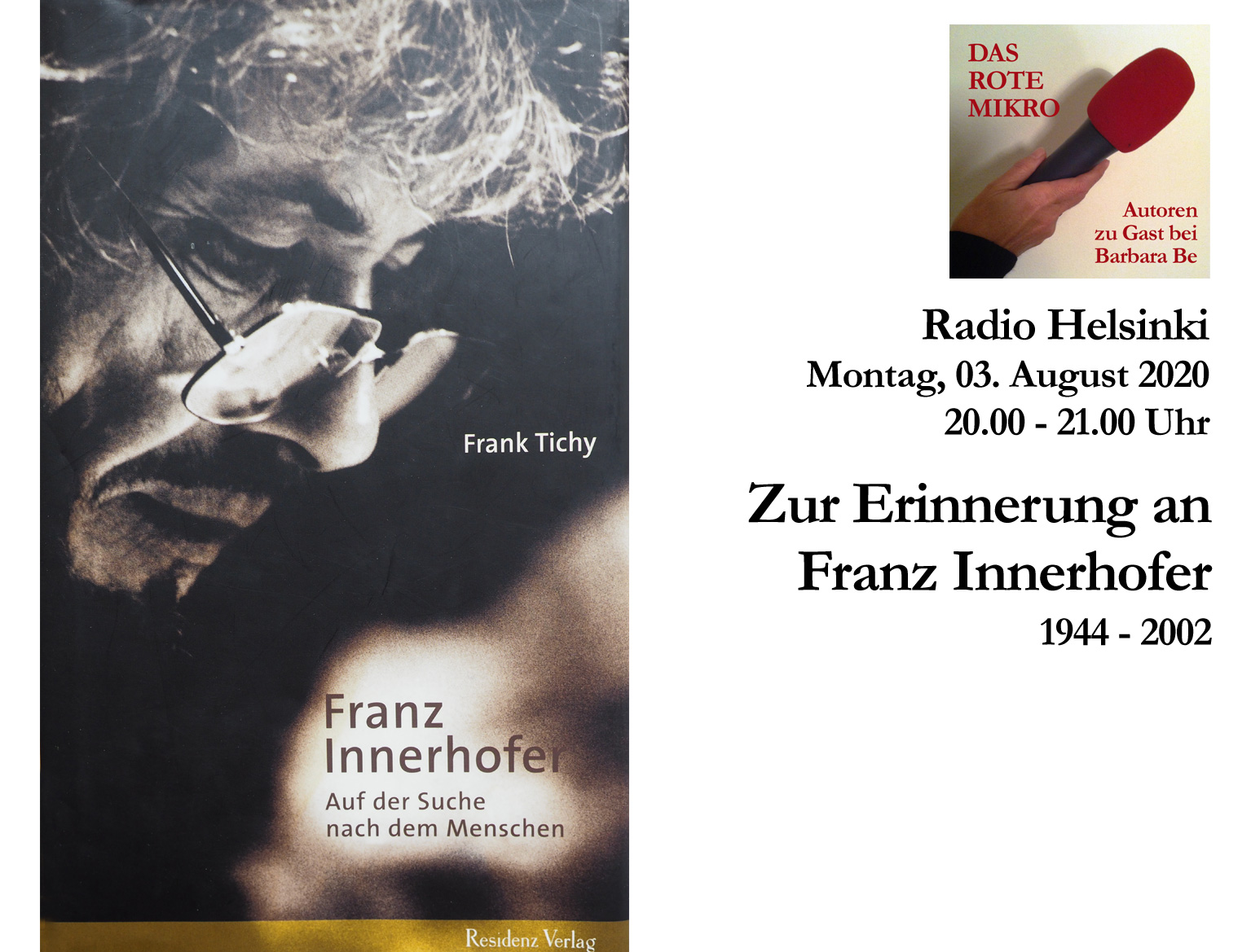 Bild zur Sendereihe Zur Erinnerung an Franz Innerhofer (1944-2002)