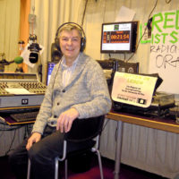 Alfred Pertl im Studio von  Radio Orange