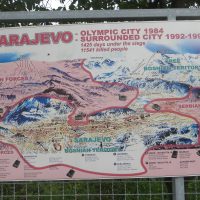 Map The Siege of Sarajevo