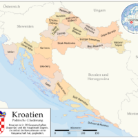 Kroatien_Karte; Von Maximilian Dörrbecker (Chumwa) - https://commons.wikimedia.org/w/index.php?curid=4039263