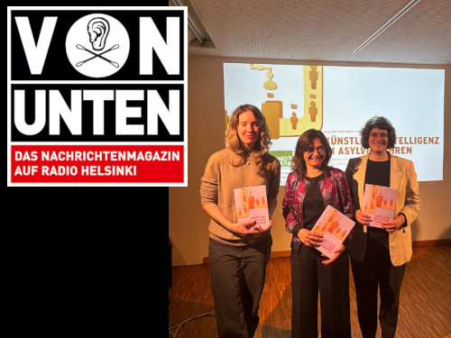 Bild zur Sendereihe Projekt A.I.SYL zur KI im Asylverfahren | „Man will uns ans Leben“ Ausstellungseröffnung in Graz